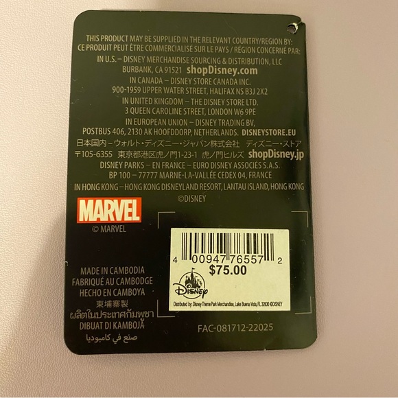 Disney Parks Marvel Avengers 2022 Pride Collection Loungefly Mini Backpack - Picture 10 of 12